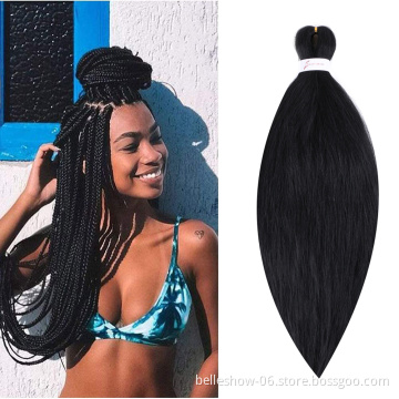 Hot sell Pre Stretched Japanese Fiber Jumbo Yaki pre stretched braiding hair expression